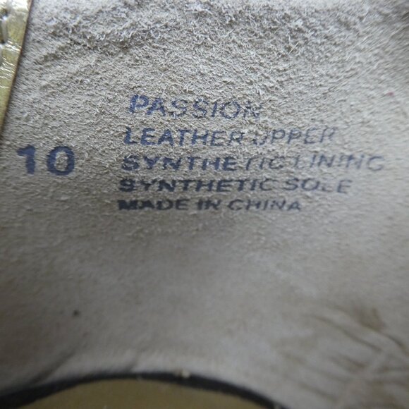 Poetic License Passion Brown Pink Fringe Patent Leather Pumps Heels Womens 10 - Picture 13 of 13